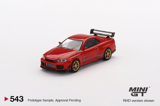 MINI GT - Nissan Skyline GT-R (R34) Tommykaira R-Z Red