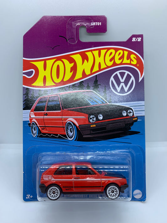 Hot Wheels VW Series - Volkswagen Golf Mk2 Red - Walmart Exclusive