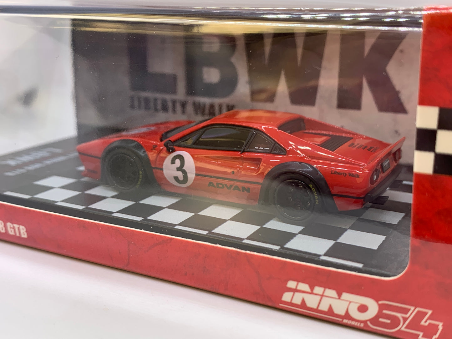 INNO64 - Ferrari 308 GTB Liberty Walk LBWK Red / Black