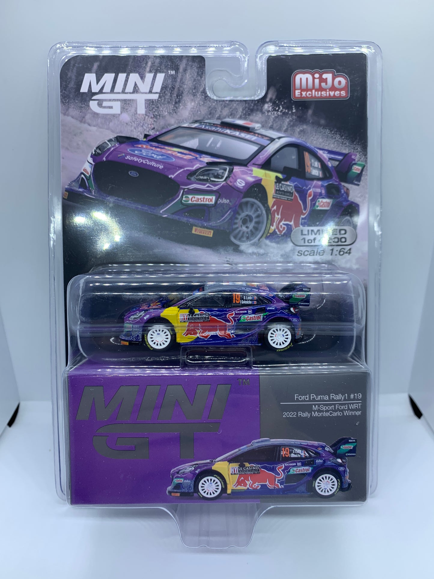 MINI GT - Ford Racing Puma WRC - Display Blister Packaging
