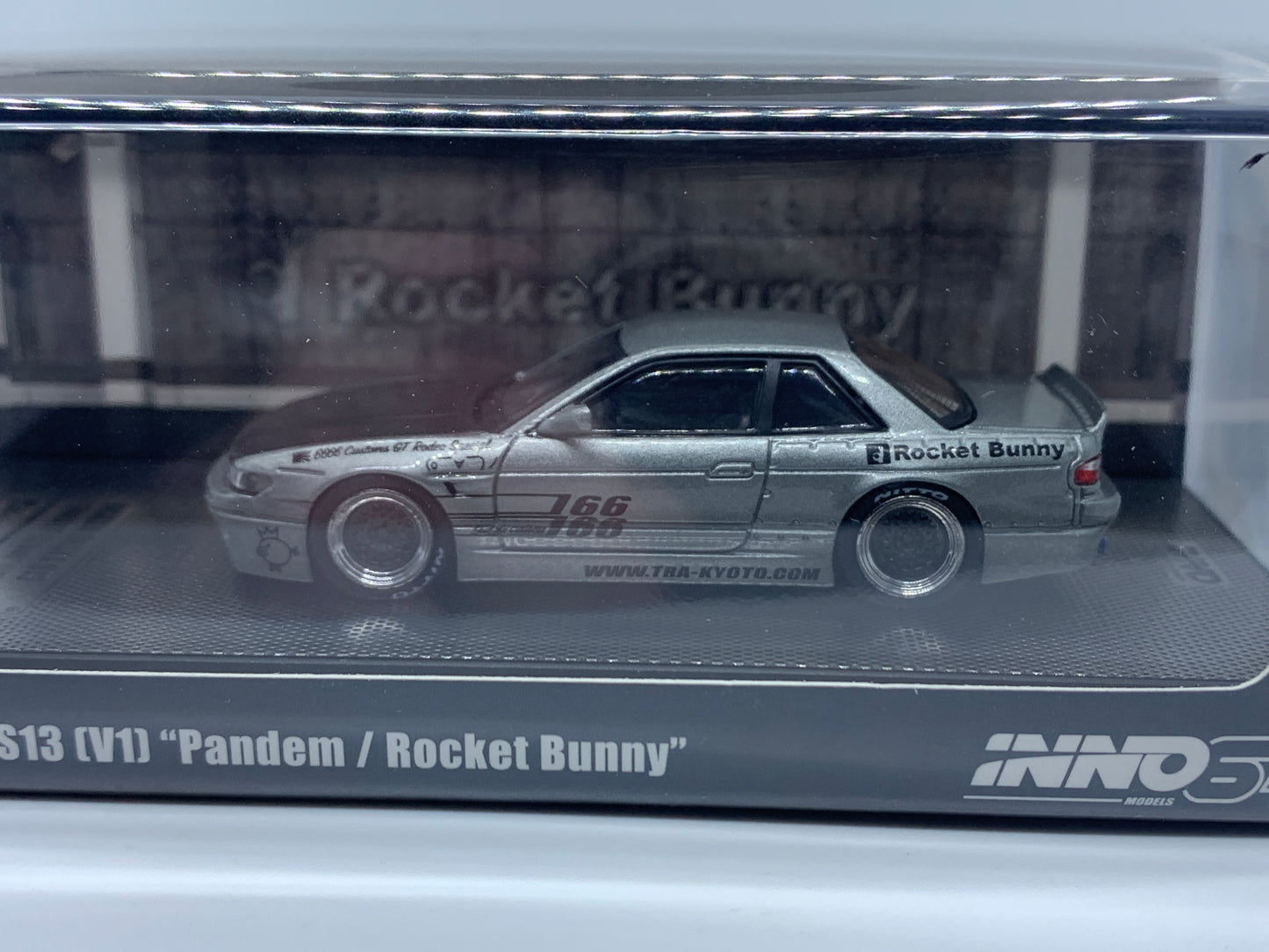 Inno64 - Nissan Silvia S13 Pandem Rocket Bunny V2 Silver