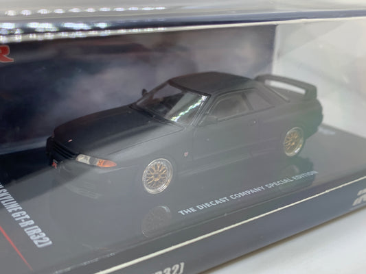 INNO64 - Nissan Skyline R32 GT-R Matte Black - The Diecast Company Special ED