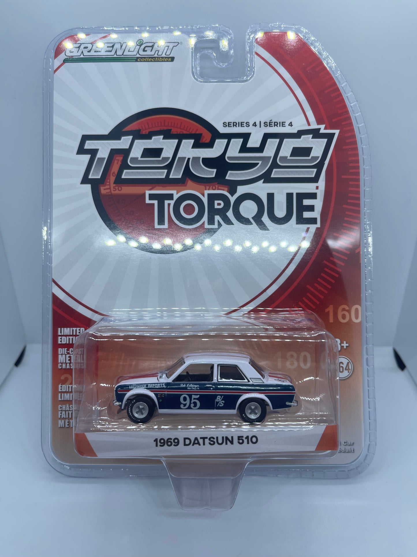 Greenlight - Datsun 510 White - Tokyo Torque