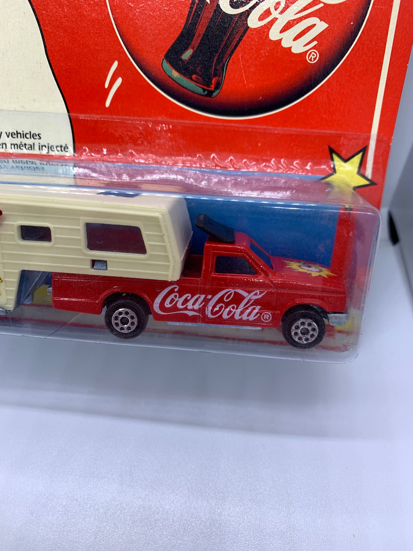 Vintage Majorette - Camping Car Deluxe And Caravan Coca Cola - Damaged