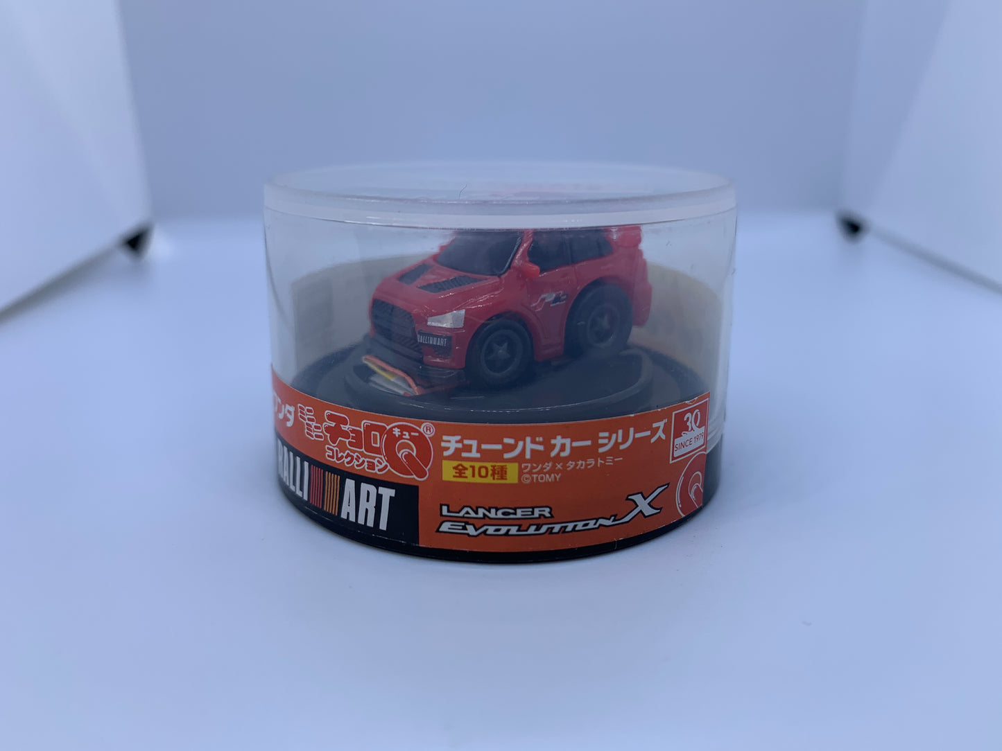 Choro Q Miniatures X Wonda Coffee - Mitsubishi Lancer Evo Evolution X Ralliart Red