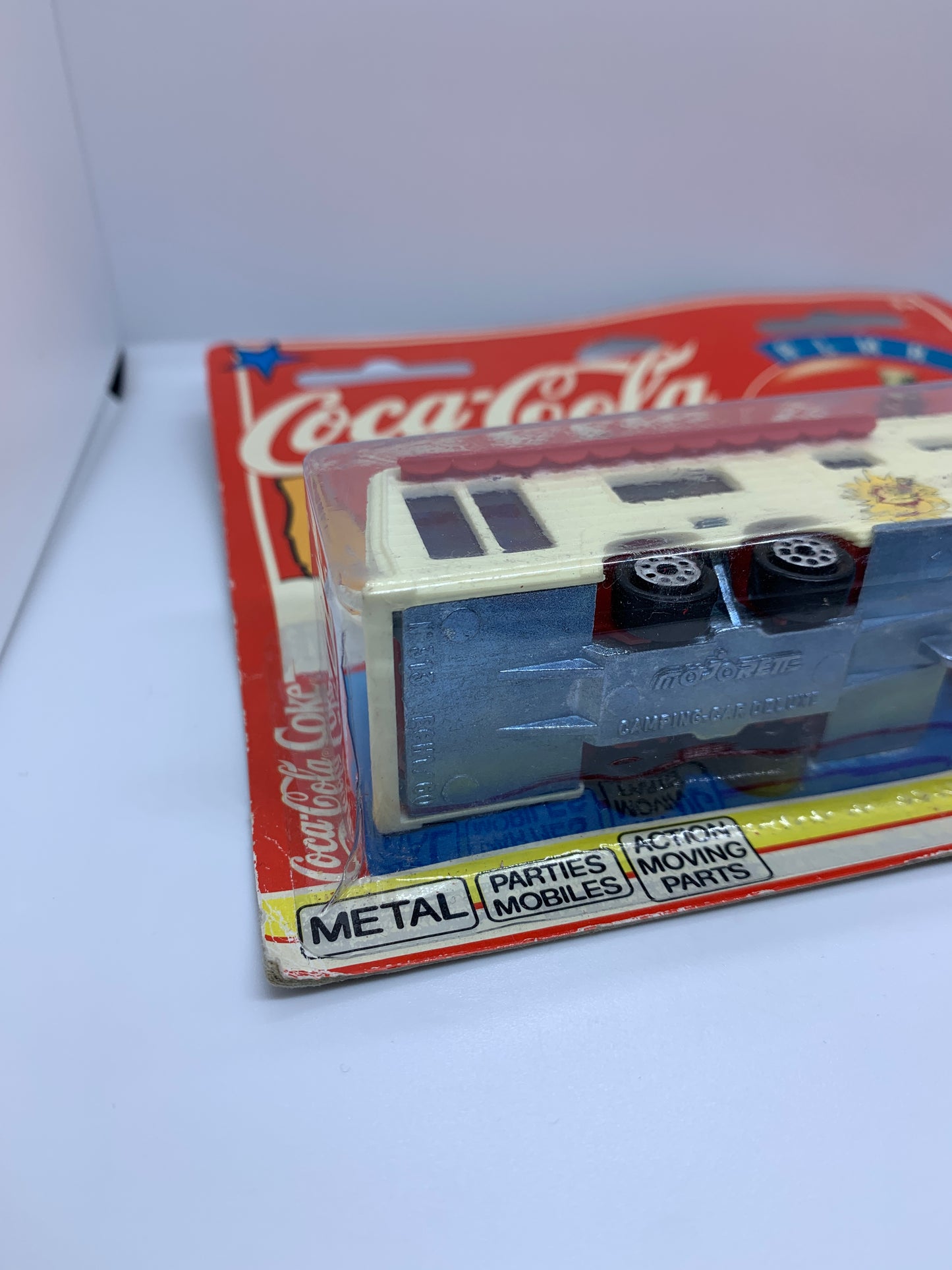 Vintage Majorette - Camping Car Deluxe And Caravan Coca Cola - Damaged