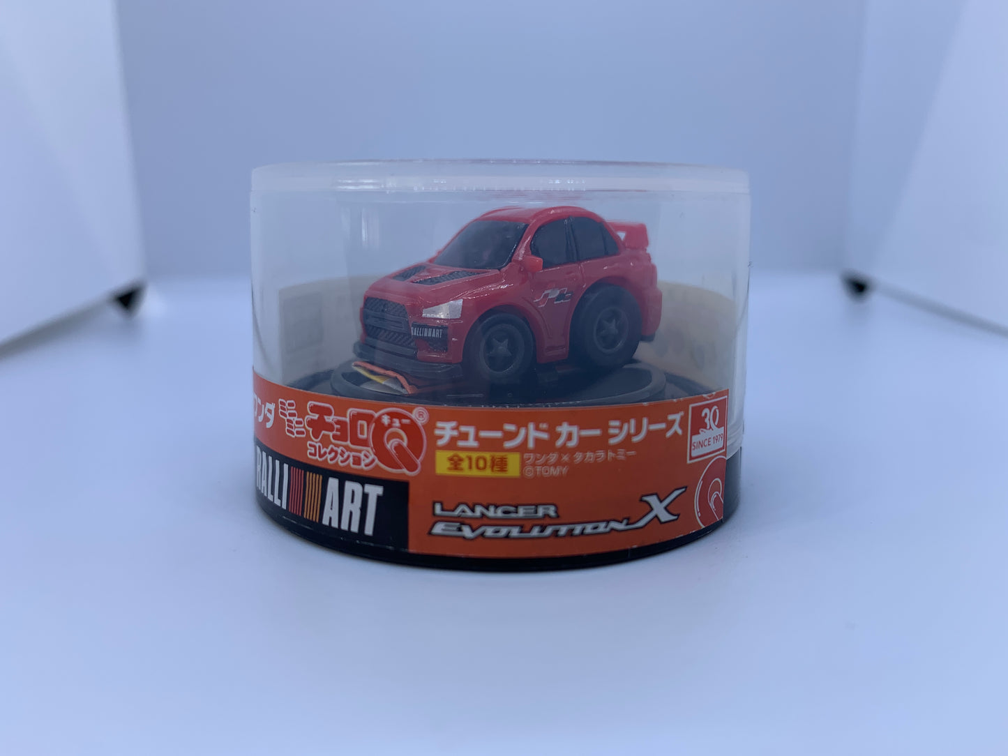 Choro Q Miniatures X Wonda Coffee - Mitsubishi Lancer Evo Evolution X Ralliart Red