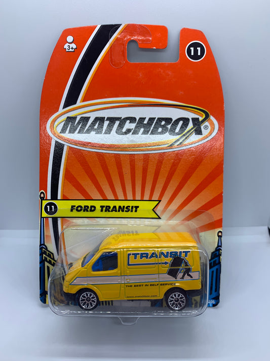 Matchbox - Ford Transit Self Service Yellow