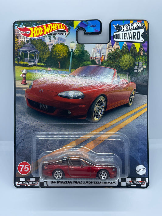 Hot Wheels Premium - ‘04 Mazda MX-5 Miata Mazdaspeed - Boulevard