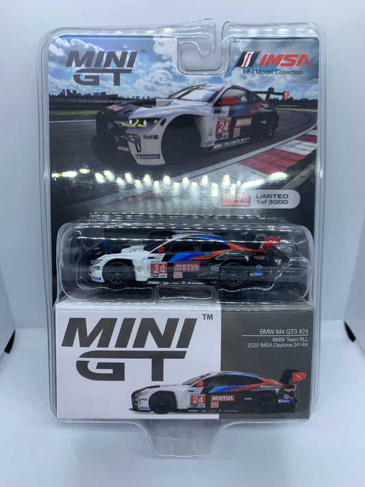 MINI GT - BMW M4 GT3 #24 2022 IMSA Daytona 24hrs - Display Blister Packaging