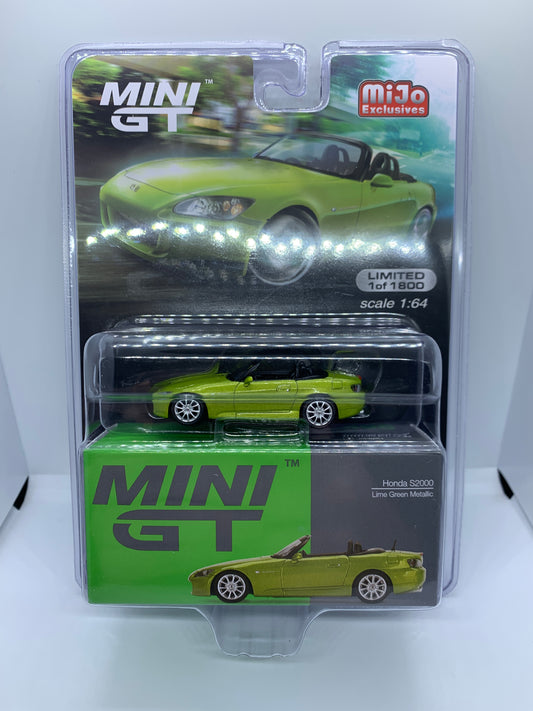 MINI GT - Honda S2000 Lime Green Metallic - Display Packaging