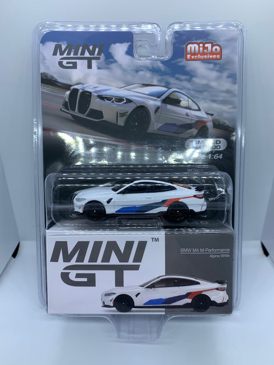 MINI GT - BMW M4 M-Performance Alpine White - Display Packaging