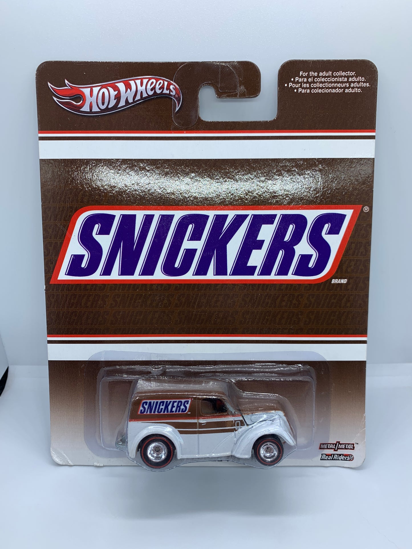 Hot Wheels Premium - Ford Anglia Panel - 2014 Mars Candy Series - Snickers