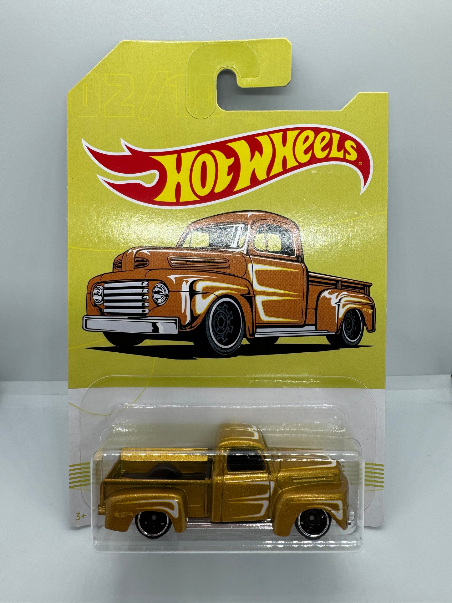 Hot Wheels - ‘49 Ford F1 Pickup Truck Gold - Walmart Pickup Truck Series