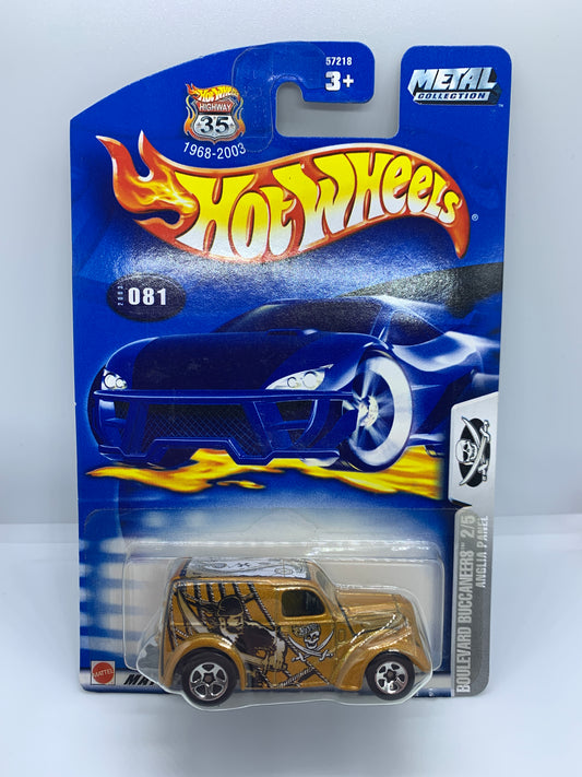 Hot Wheels - Ford Anglia Panel Van Gold (2002)