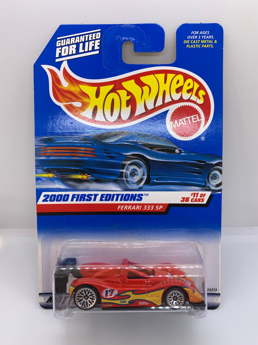 Hot Wheels - Ferrari 333SP 333 SP Red - 2000 First Editions