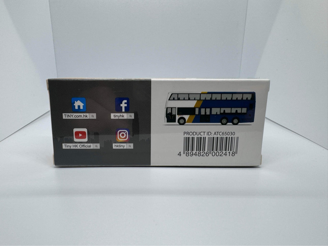 Tiny Toys - KMB ADL Enviro500 E500 MMC Bus Blue/White - 1:110 - #L22