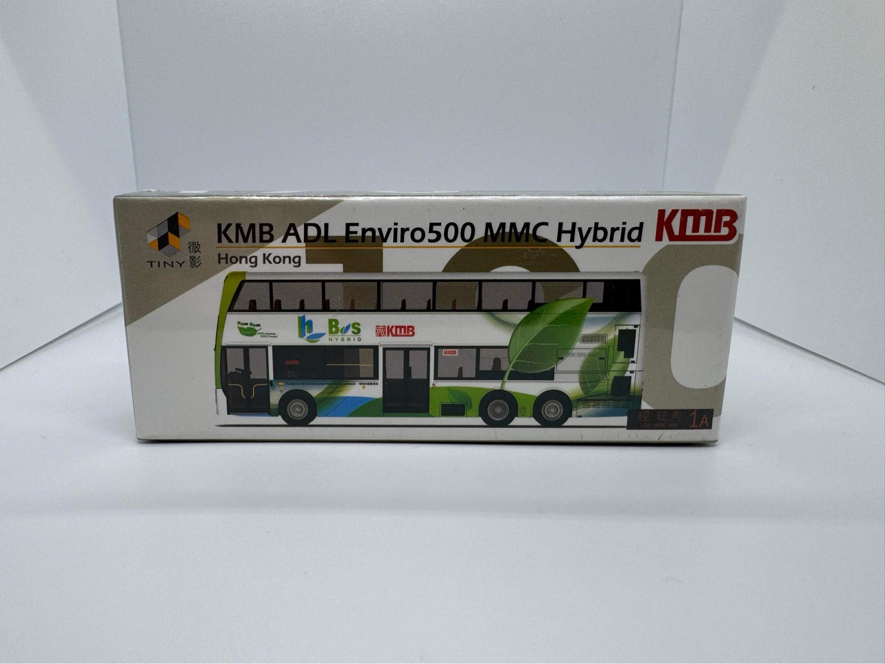 Tiny Toys - KMB ADL Enviro500 E500 MMC Bus White/Green - 1:110 - #190