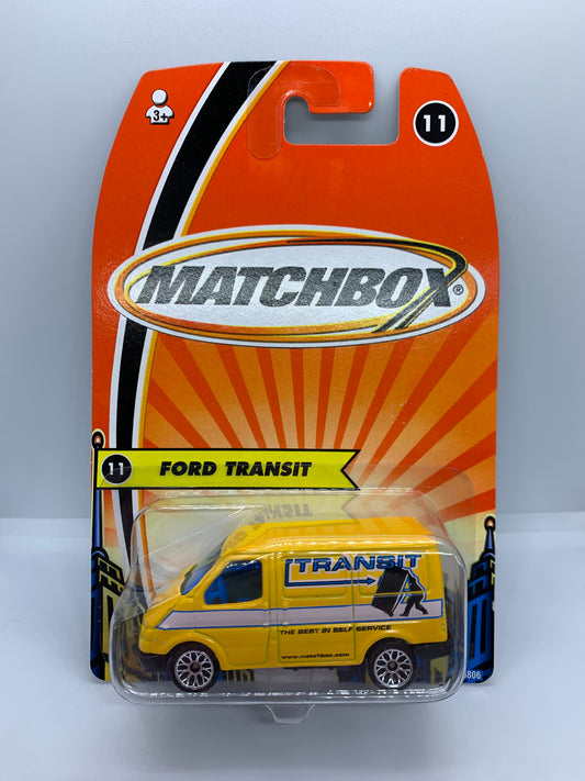 Matchbox - Ford Transit Self Service Yellow
