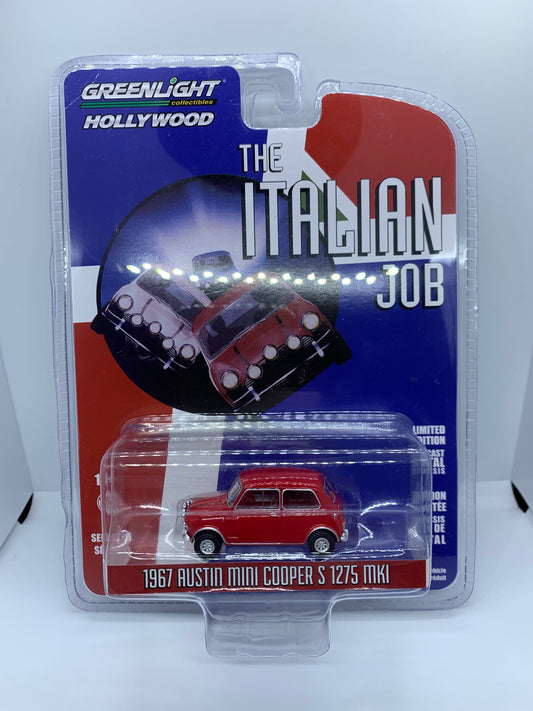 Greenlight - 1967 Austin MINI Cooper S MKI Red - The Italian Job