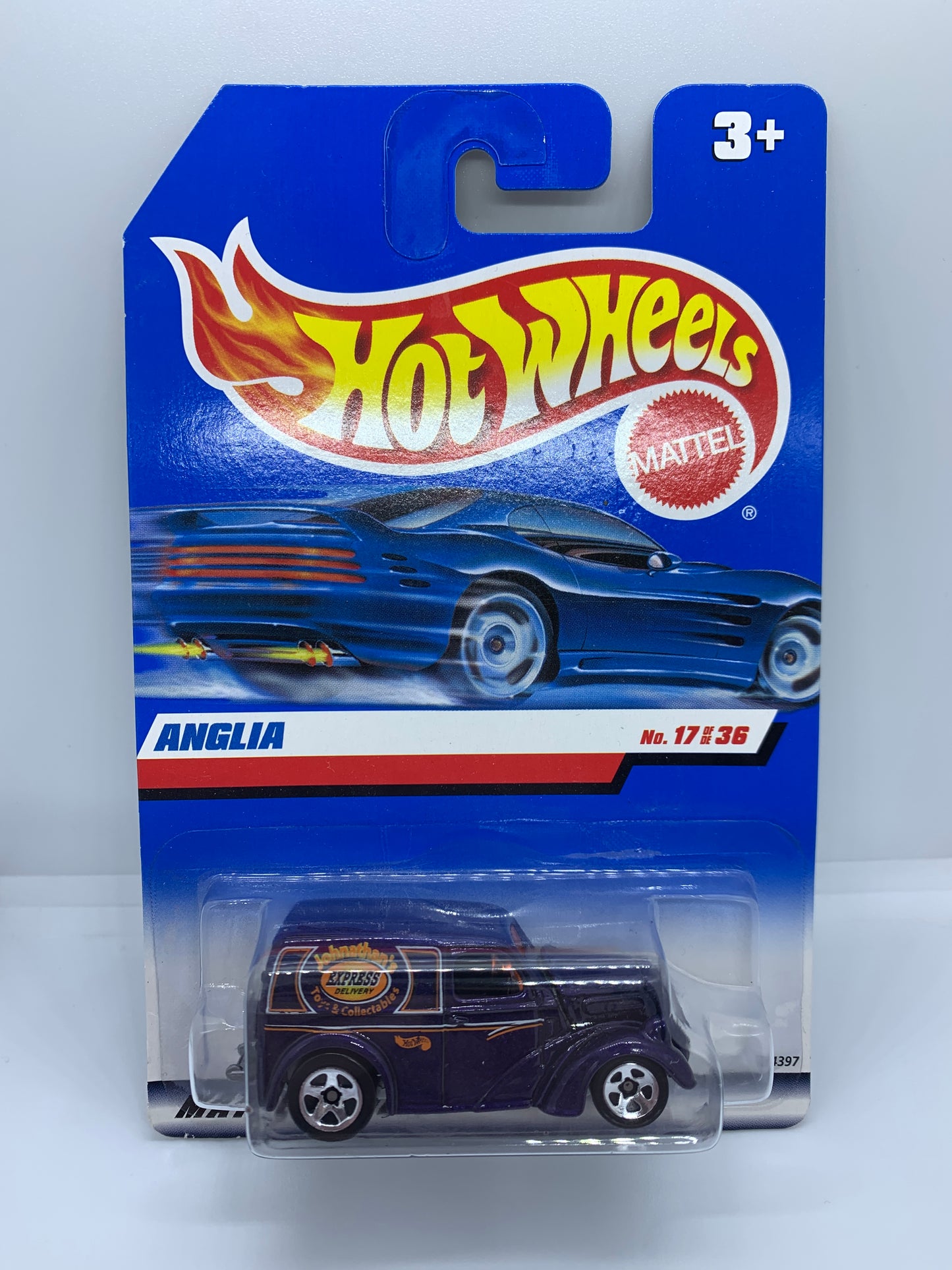 Hot Wheels - Ford Anglia Panel Van Purple (1998)