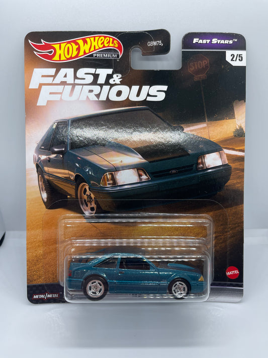 Hot Wheels Premium - ‘92 Ford Mustang - Fast & Furious