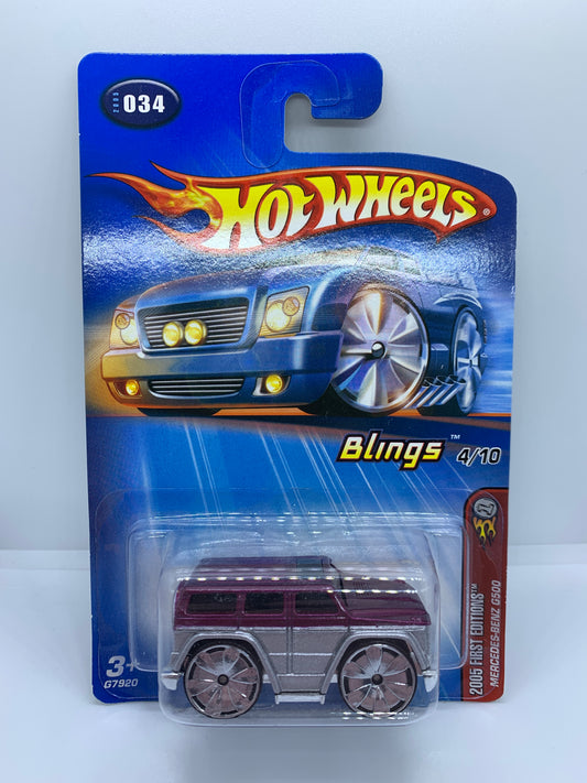 Hot Wheels Blings - Mercedes G500 G Wagon - 2005 First Editions