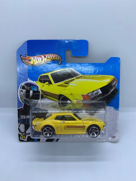 Hot Wheels - ‘70 Toyota Celica Yellow - Damaged Card