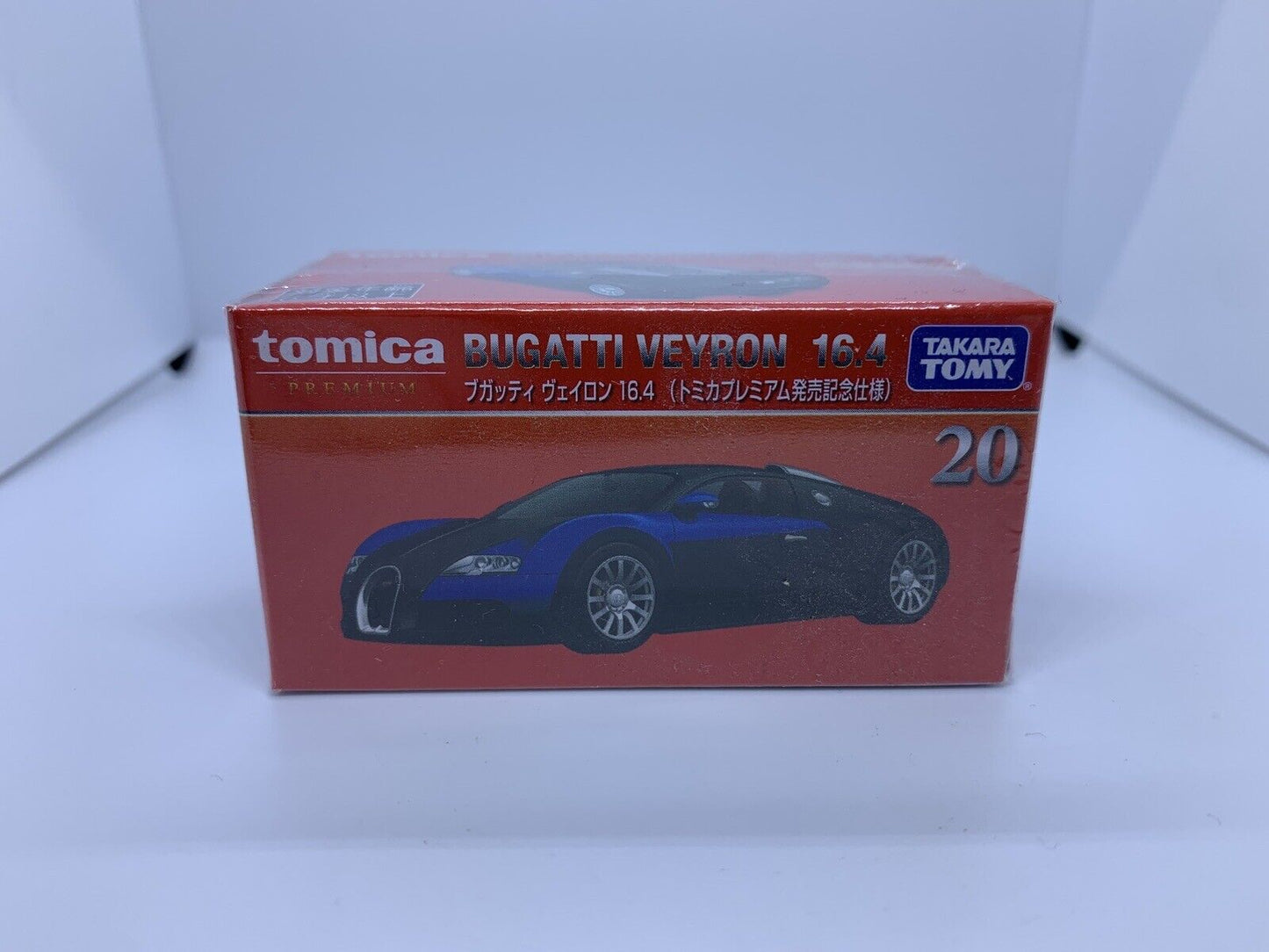 Tomica Premium - No.20 Bugatti Veyron 16.4 First Edition Blue