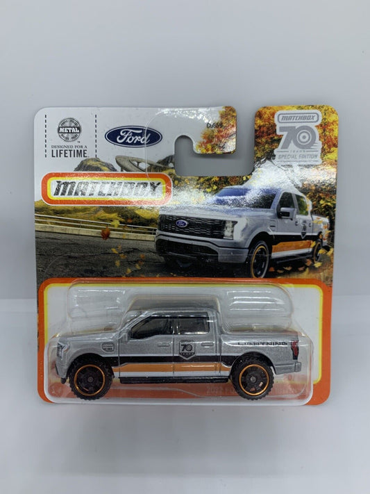 Matchbox Mainline - 2022 Ford F-150 Lightning 70 Years Anniversary - BOXED SHIPPING - Diecast - 1:64