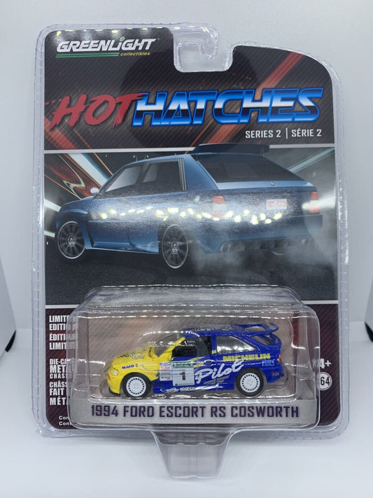 Greenlight - Ford Escort RS Cosworth Michelin - Hot Hatches