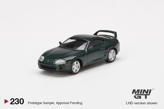 MINI GT - Toyota Supra (JZA80) Dark Green Pearl Metallic (LHD)