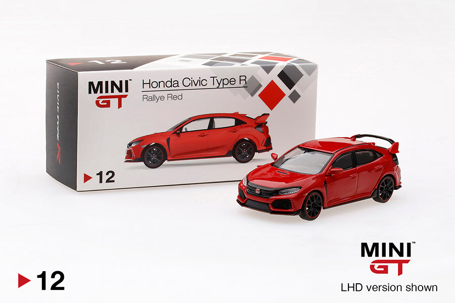 MINI GT - Honda Civic Type R (FK8) Rallye Red (LHD)