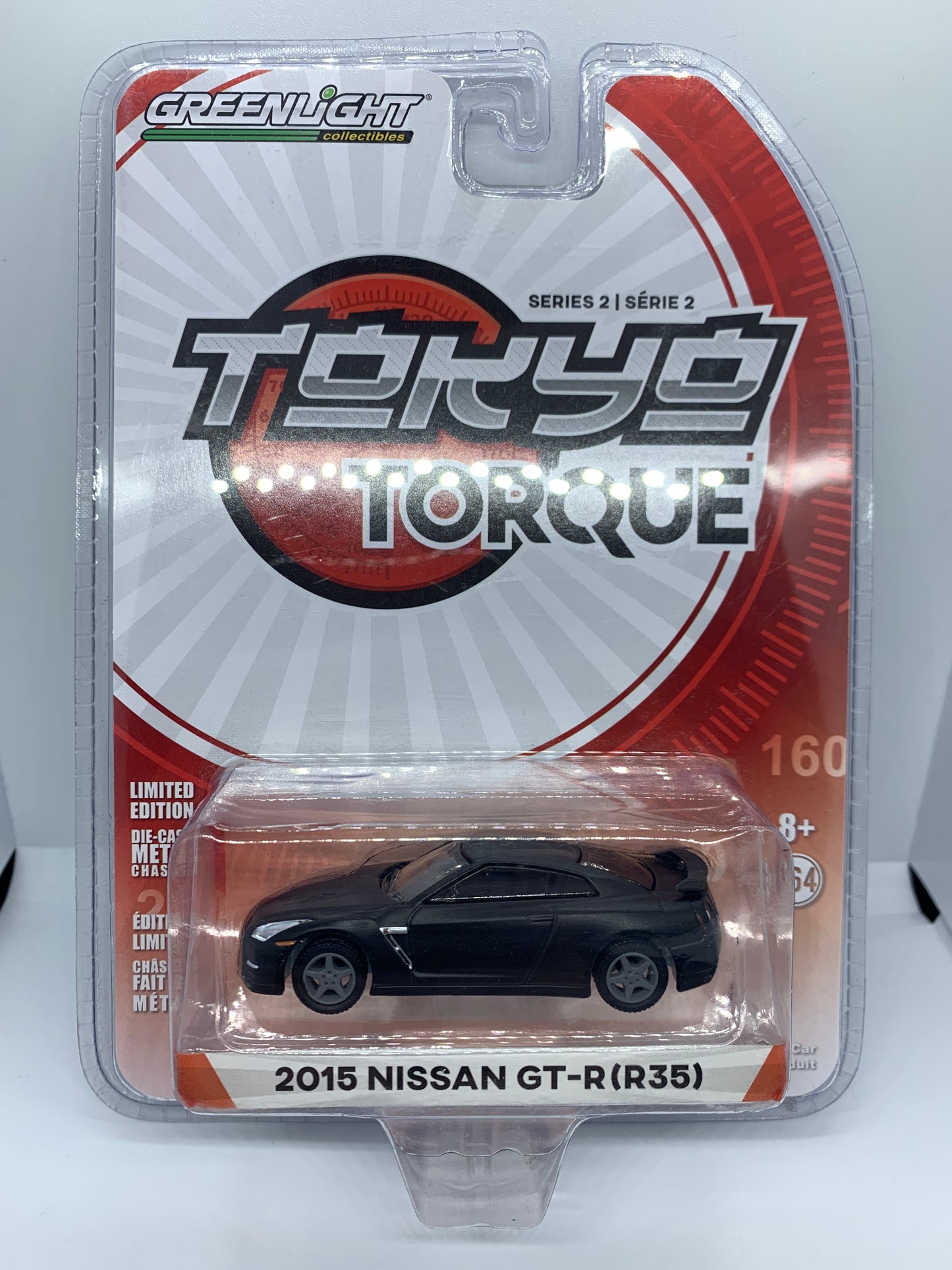 Greenlight - 2015 Nissan GT-R (R35) Matte Black - Tokyo Torque