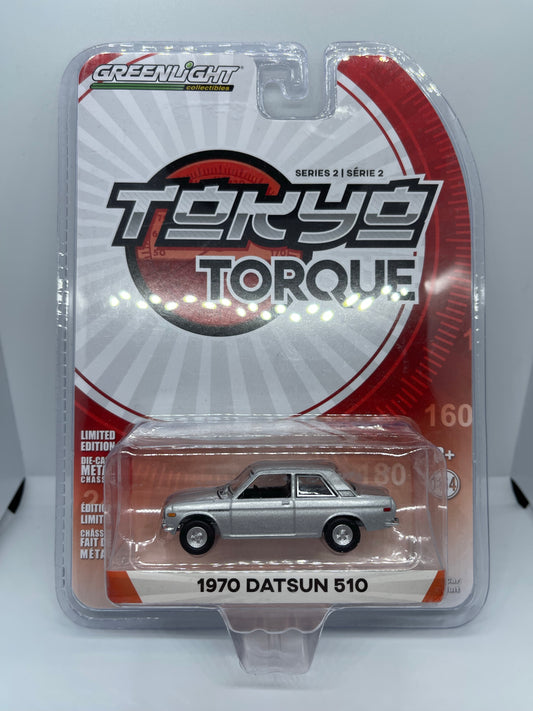 Greenlight - Datsun 510 Silver - Tokyo Torque