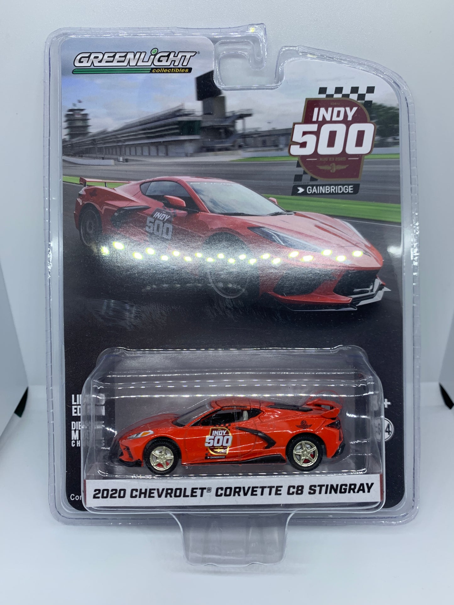 Greenlight - 2020 Chevrolet Corvette C8 Stingray - Indy 500 Pace Car